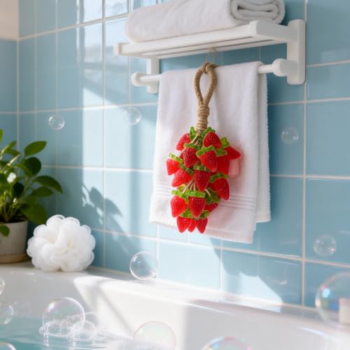 DIY Silicone Strawberry Shaped Grape Soap Molds - color: White