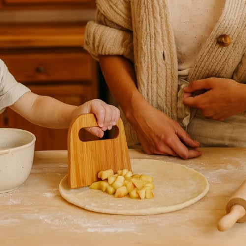 Mrs. Anderson's Baking Bench Dough Scraper, Bamboo - style: Dough Scraper, Bamboo