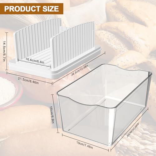 Kiss Core Upgrade Pull Out Bread Slicer for Homemade Bread with Bread Box - style: Pull Out Bread Slicer with box