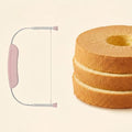 Stainless Steel Adjustable Cake Leveler, Double Wire Cake Cutter Slicer with 9 Positions, Stable Base for Even Cutting, Ideal for Layer Cakes, Baking and Decorating Tool