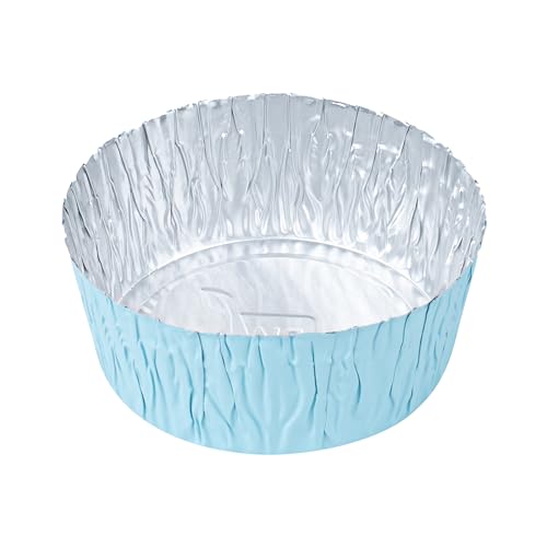 Restaurantware Pastry Tek 3 oz Round Blue Foil Ramekin Cups, 200 Count - color: Blue