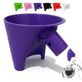 2026 New Flour Funnel for Kitchen Aid Mixer,Fits Tilt-Head 4.5–5Qt (KSM150) - color: B Purple2