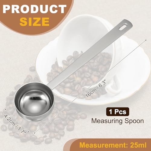 uxcell Measuring Spoon 25ml for Cooking Baking Silver - color: Silver, size: 25ml