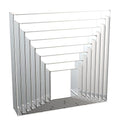 Square Cookie Cutter Set 8-Piece 1.5" to 5" by QAAQS - color: Square