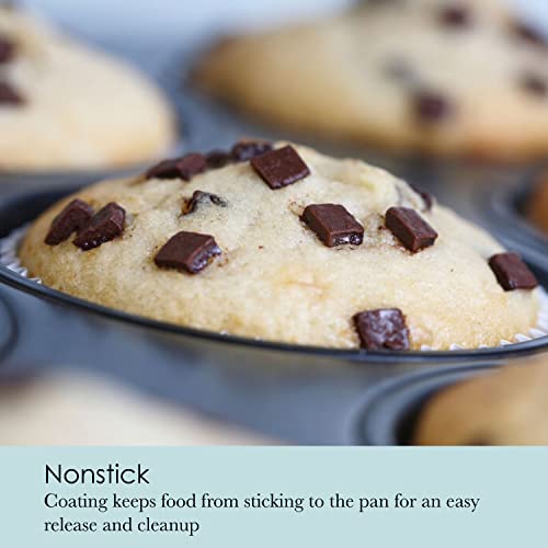 Chicago Metallic Muffin Top Pan - 11 Inch - size: 6-Cup, style: 6-Cup Muffin Top Pan