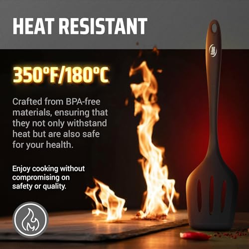 Kaluns Silicone Kitchen Utensils Set 24 Pcs Silicone Cooking Utensils Set - Can Opener, Masher, Turner, Spatula 446°F Heat Resistant Non-Stick - Premium Utensil Set - color: Black