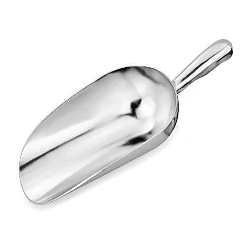 New Star Foodservice 34547 Round Bottom Bar Ice Scoop, 24-Ounce, Silver - size: 24-Ounce