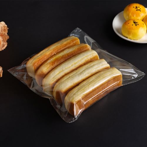 Self Sealing Cellophane Bags 8x12 Inches 200 Pcs, Clear Resealable Cello Plastic Bags Self Adhesive for Clothes Shirts Pants Foods Gifts Packaging - color: 8×12 inch
