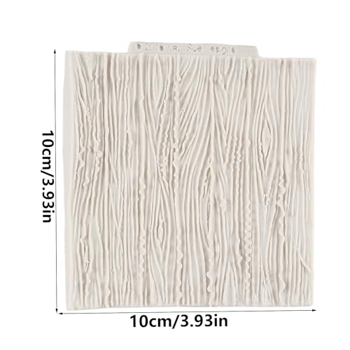 Wood Grain Tree Bark Silicone Mold Tree Bark Texture Impression Mat - color: Style C