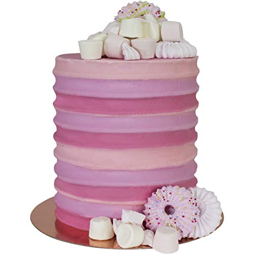 PME PS63 Tall Patterned Edge Side Scraper for Cake Decorating-Ribbed, 10 in in, Transparent - style: Ribbed