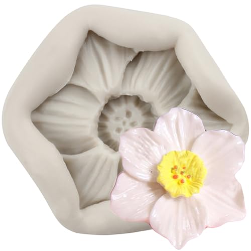 Plumeria Flower Silicone Molds Hibiscus Flower Fondant Mold - color: Style M