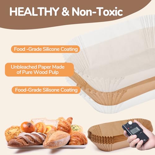 Loaf Pan Liners,2lb Loaf Pan Liners for Baking Bread 9x5, Loaf Pans Parchment Liners,150pcs Non-Stick Parchment Paper for Loaf Pans,Loaf Liners for Baking,Inner Dimensions are 7.5 x 3.5 inches - size: 9x5 Inch-150pcs