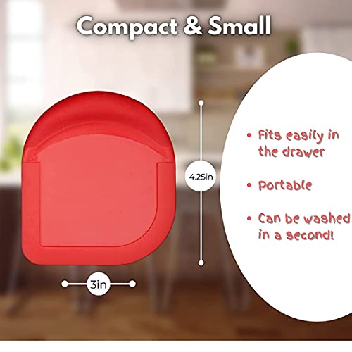 SULLINS Pan Scraper, Pack Of 3 | Pan Scraper Tool | Pot Scraper | Dish Scraper | Dish Scraper Tool | Unique Silicone Grip Design - No Slipping Unlike Other Scrapers