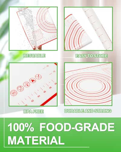 16.7" Wooden Rolling Pin with Adjustable Thickness Rings Set - color: Wooden, 16.7", Set 1