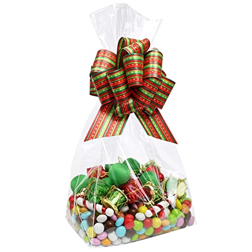 Morepack Gusseted Flat Bottom Cellophane Bags 6x4x13 Inch 50Pcs - color: 6x4x13 Inches