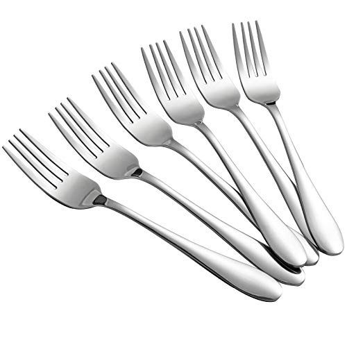 Aebeky 12-Piece Stainless Steel Dessert Forks,Salad Forks Set,6.7-Inch - size: 6.7-Inch