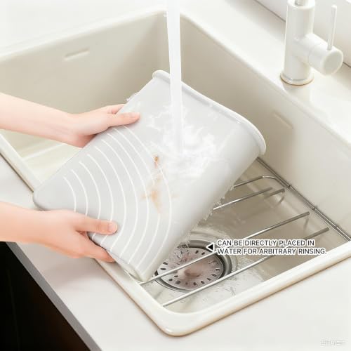 LCOCWMYS Silicone Pastry Mat, 27" x 20" Dough Rolling Mat with Raised Lip - size: 27"L x 20"W