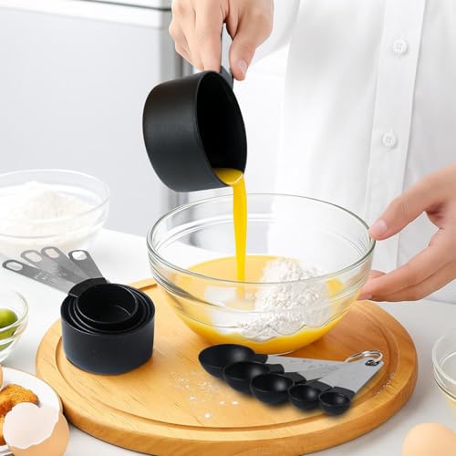 Measuring Cups and Spoons Set - color: Blue