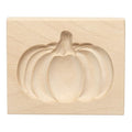 HARFINGTON Wooden Cookie Mould 3.94" x 3.15" Wooden Cookie Biscuit Mould Pumpkin Carved Baking Cookie Tool Biscuit Press Stamp - style: Pumpkin