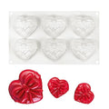 3D Bow Love Silicone Cake Moulds Fondant Decorating Tools Chocolate Pastry Molds Kitchen Baking Accessories (Heart G 11.8 X6.92 X1.4inch) - size: Heart G_11.8 x 6.92 x 1.4 inch