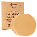 Baklicious 6inch 250pcs Unbleached Non-Stick Parchment Paper Rounds - size: 6inch-250-Unbleached