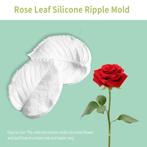 KALAIEN Leaf Petal Veiner Gum Paste Mold - color: Rose Petal