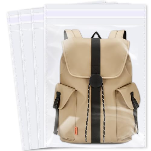 iMailer 500 Pack 14" x 20" Large Cellophane Bags - size: 14x20 Inch (Pack of 500)