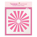 The Cookie Countess Sunburst Stencil