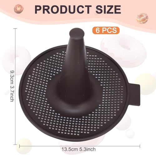 6-Cavity Silicone Donut & Bagel Pan Set, Non-Stick Doughnut Mold for Baking, Homemade Pastry Maker, Easy Clean Oven Safe