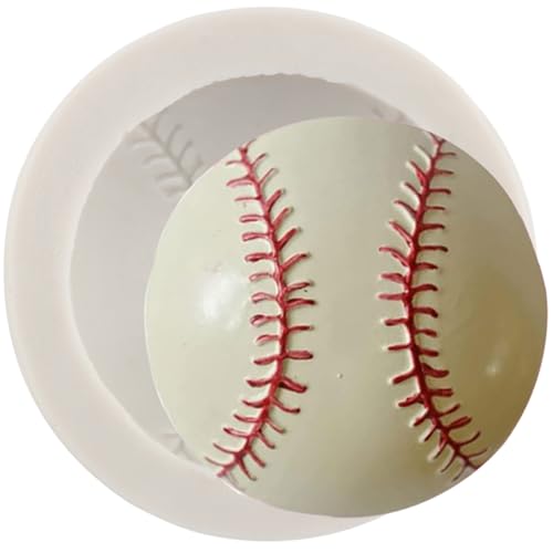 Ball Silicone Molds Baseball Fondant Molds Sports Theme Mold - color: Style C
