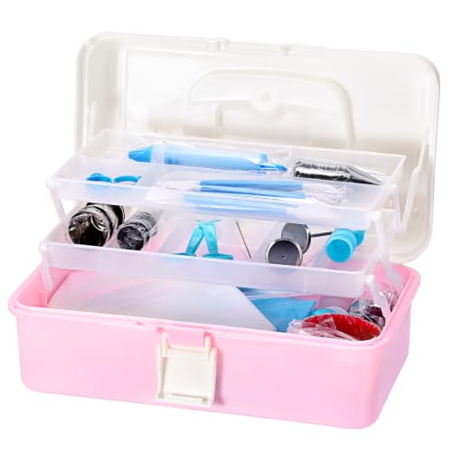 Cake Decorating Tools Storage Case, 3 Layer Craft Organizer Box