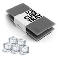 Ice Cube Tray with Lids, Small Silicone Molds for Cocktails & Drinks - color: Black