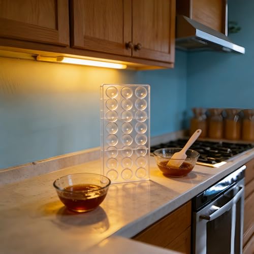 24-Cavity Polycarbonate Candy Chocolate Molds Food-Safe Plastic