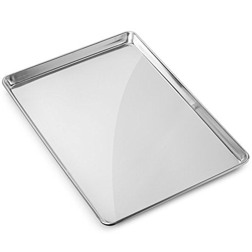 GRIDMANN 15" x 21" Commercial Grade Aluminum Cookie Sheet Baking Tray Pan Three Quarter Sheet - 6 Pans - size: 15 x 21 - Standard