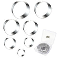 ZADE Round Cookie Cutter Set,7PCS Circle Cookie Cutter for Kitchen Baking - color: Round