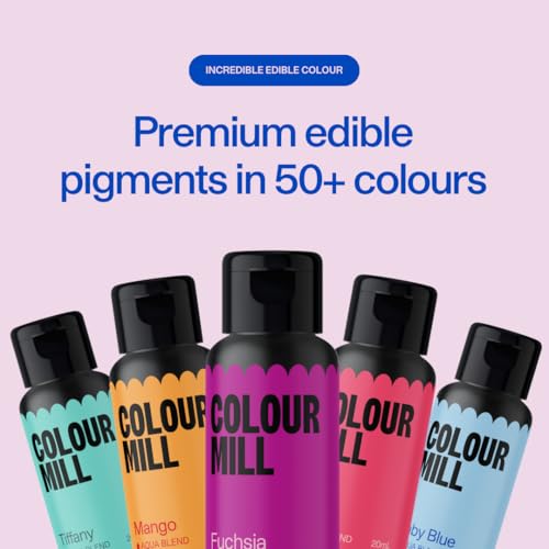 Colour Mill Botanical Pack Aqua Blend Water-Based Food Coloring, 20 Milliliters Dusk, Latte, Lilac, Olive, Rose & Sage - color: Botanical Pack