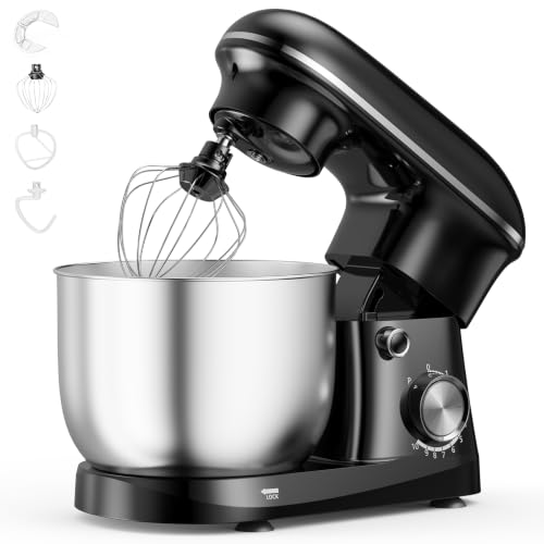 OLIXIS 6.3 Qt Stand Mixer, 10-Speed Tilt-Head Electric Mixer for Baking - size: 6.3 Quart