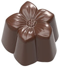 Chocolate World 1568 Clear Polycarbonate Chocolate Mold with 32 Violet Cavities 24.5mm x 25mm x 18mm High
