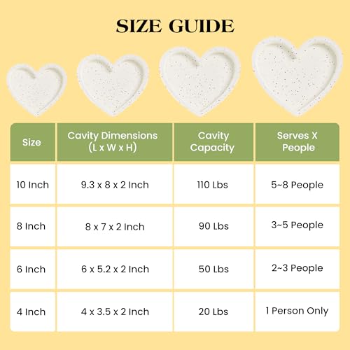 4 Inch Mini Heart Shaped Cake Pans for Baking, Cream, Set of 2 - color: Heart, size: 4 inch