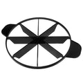 1 Pcs Black 8-Slice Pie Cutter with Side Handles