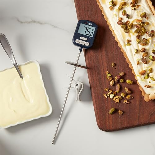 Taylor Digital Programmable Candy and Deep Fry Thermometer - color: Navy