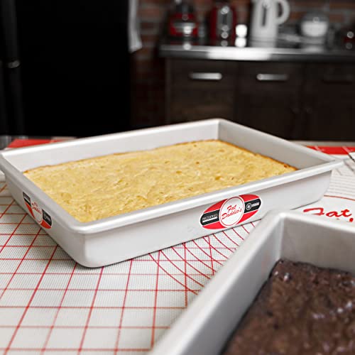 Fat Daddio's POBCC-9133 Anodized Aluminum Sheet Cake Pan with Removable Bottom, 9 x 13 x 3 inch - size: 9 x 13 x 3 Inch