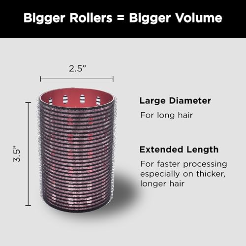 Fromm Thermalux Aluminum Core Professional Hair Rollers, 2.5", 4-Pack - size: 2.5"
