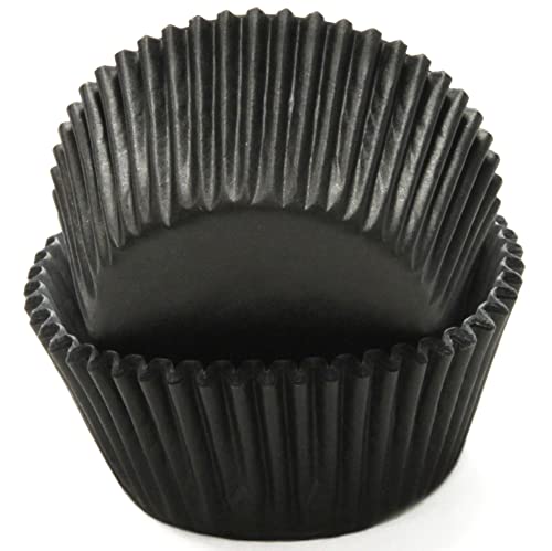 Chef Craft Classic Cupcake Liners, 50 count, Black - color: Black, size: 50 count