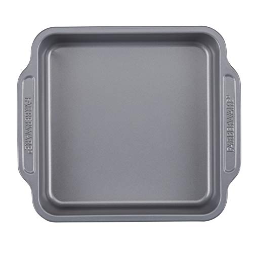 Farberware Nonstick Bakeware Set Includes Cookie Sheets/Baking Cake Muffin and Bread Pan, 8 Piece, Gray - size: 8-Piece
