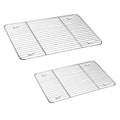TeamFar Cooling Rack, 15"/11" Stainless Steel Wire Baking Rack, 2PCS - size: 15.3’’*11.1’’+11.7’’*9’’