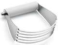 Spring Chef Large Dough Blender For Baking - Durable Pastry Blender - White - color: White, size: 4" Large