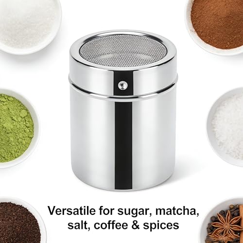 Powdered Sugar Shaker Duster, matcha shaker
