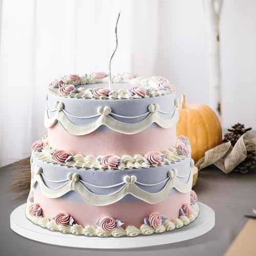 12PCS 14 Inch Round Cake Drums, Thick Sturdy Cardboard Base, Food Grade Cake Boards, Ideal for Baking, Decorating, Wedding, Party, Gifting and Daily Use - size: 14 Inch