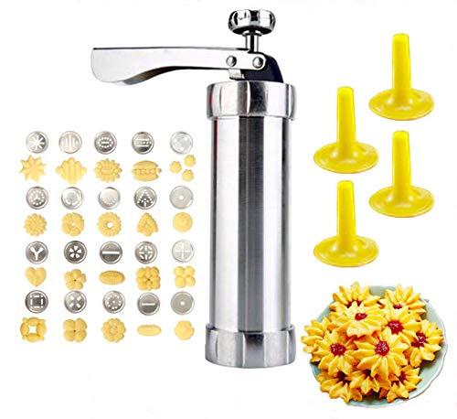 YOOUSOO Cookie Maker Cookie Press Gun Kit Stainless Steel